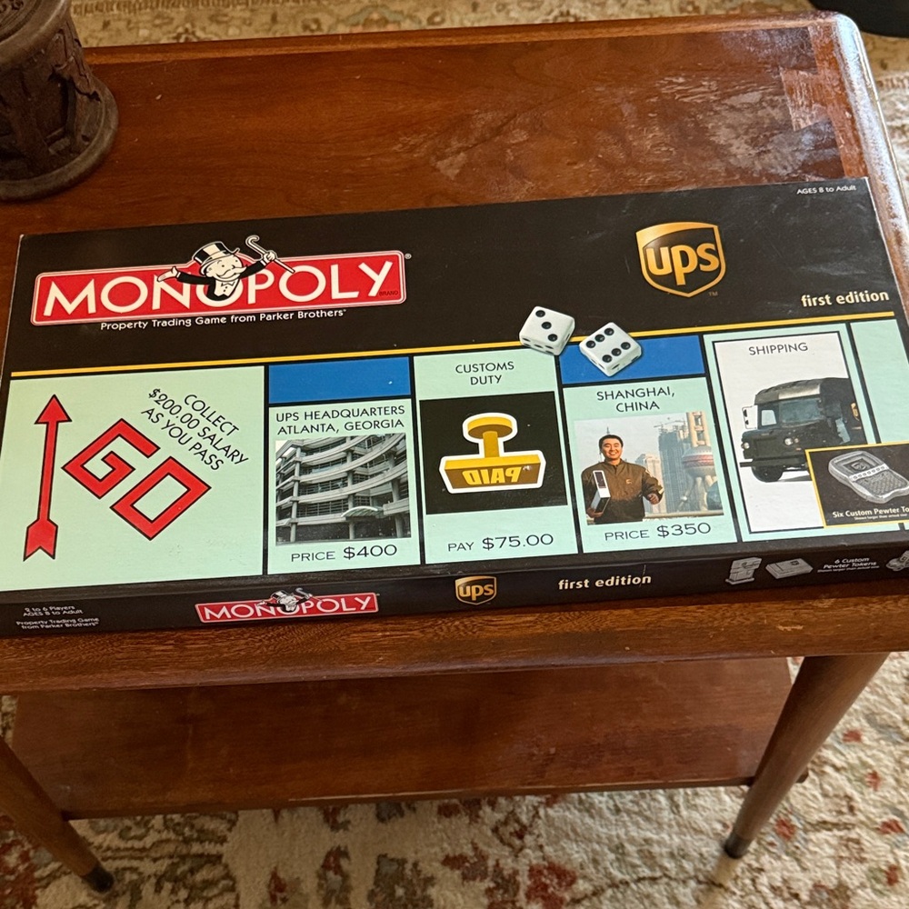 Monopoly UPS First Edition Board Game